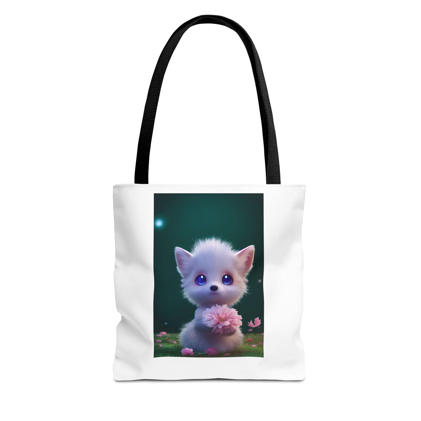 Cute Puppy Tote Bag with Floral Design - Perfect for Pet Lovers