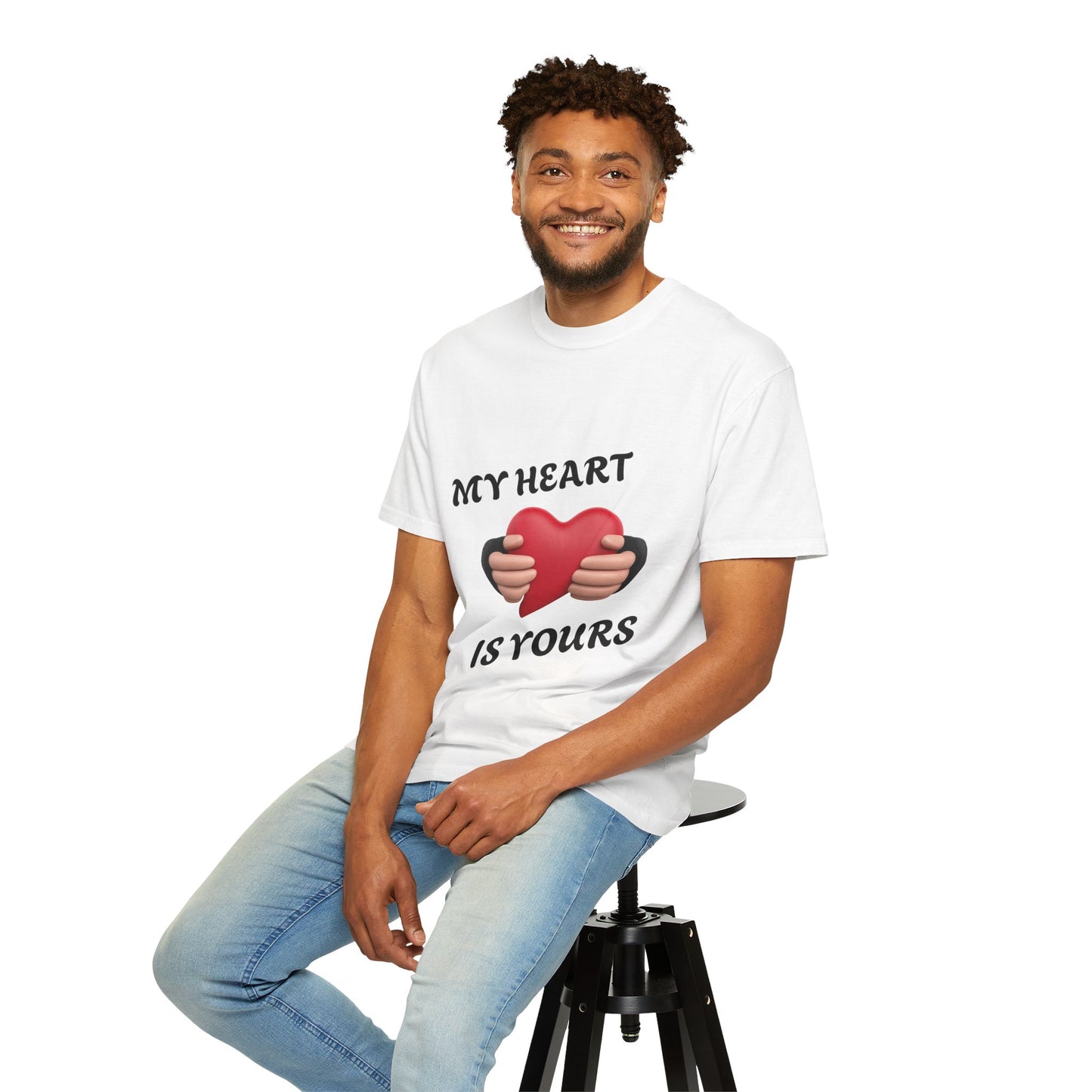 Heartfelt Love T-Shirt - 'My Heart Is Yours'