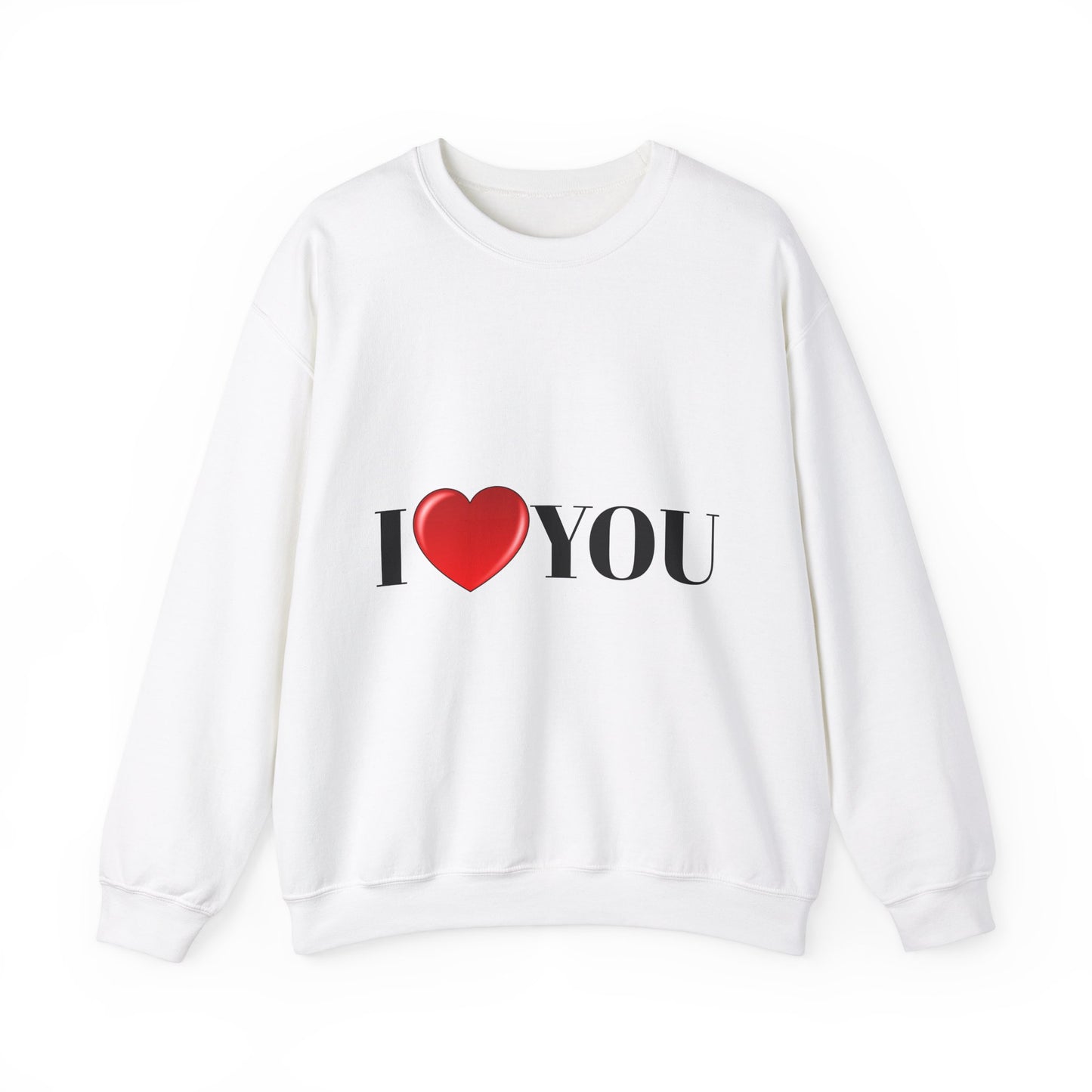 I Love You Sweatshirt - Unisex Heavy Blend™ Crewneck for Casual Comfort