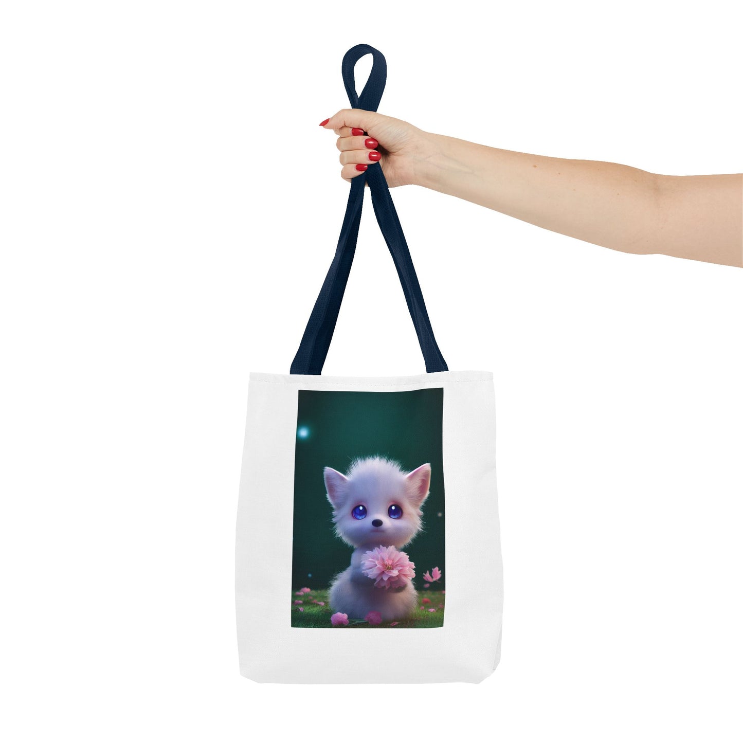 Cute Puppy Tote Bag with Floral Design - Perfect for Pet Lovers