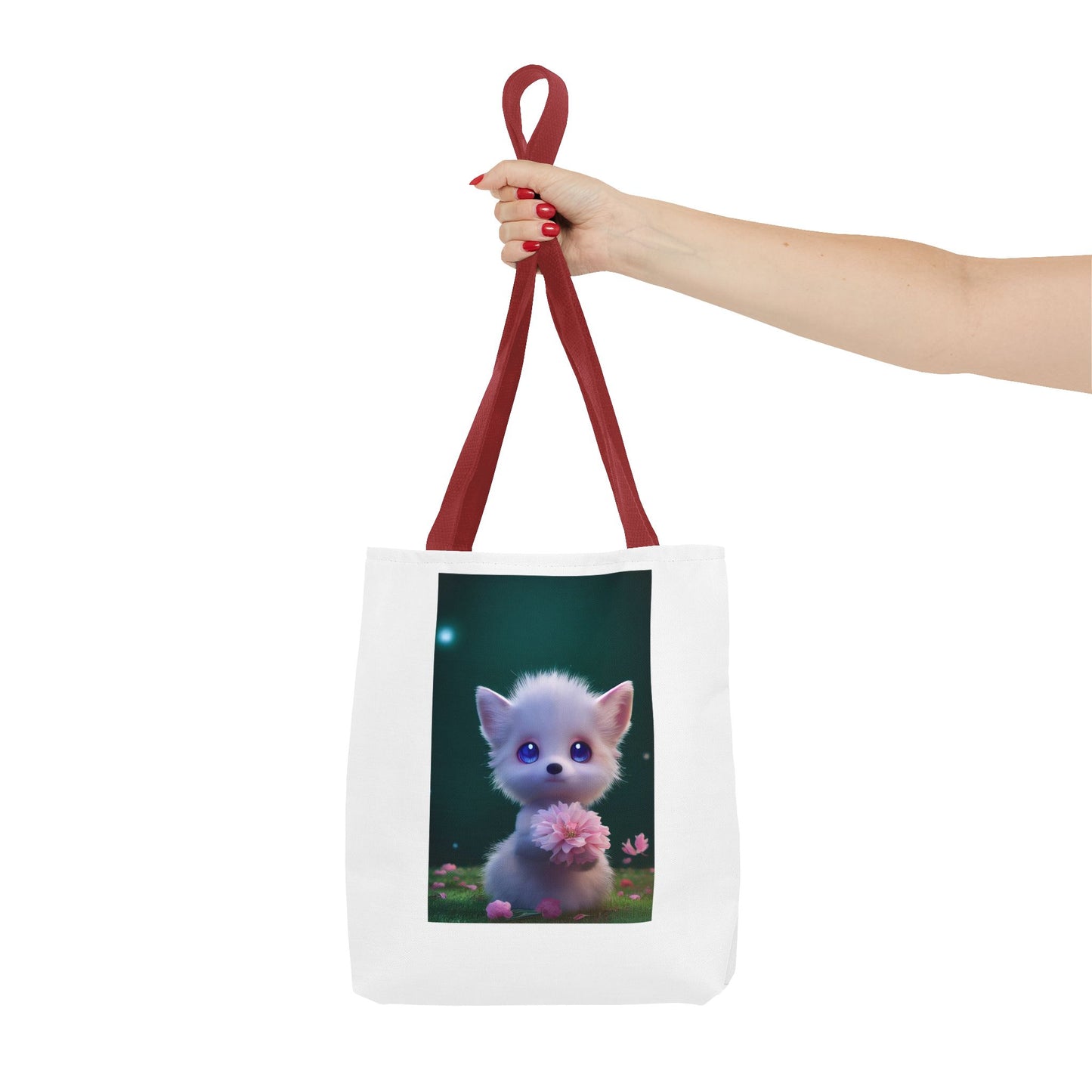 Cute Puppy Tote Bag with Floral Design - Perfect for Pet Lovers