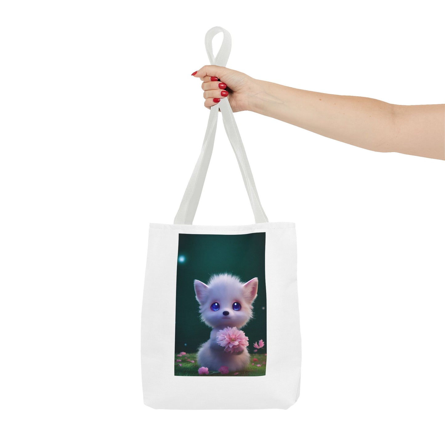 Cute Puppy Tote Bag with Floral Design - Perfect for Pet Lovers