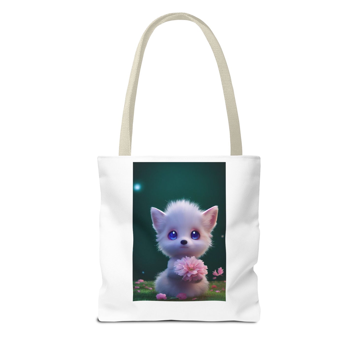 Cute Puppy Tote Bag with Floral Design - Perfect for Pet Lovers