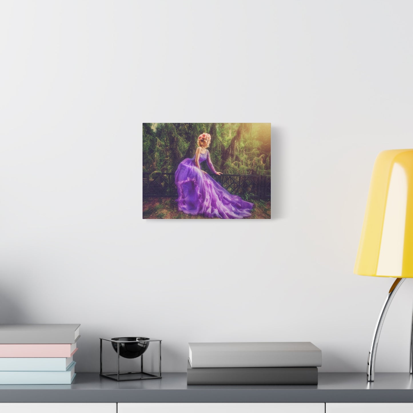 Elegant Purple Canvas Art Print - Perfect for Home Decor and Gift Giving