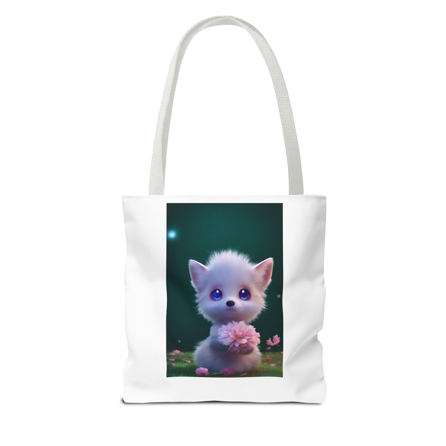 Cute Puppy Tote Bag with Floral Design - Perfect for Pet Lovers