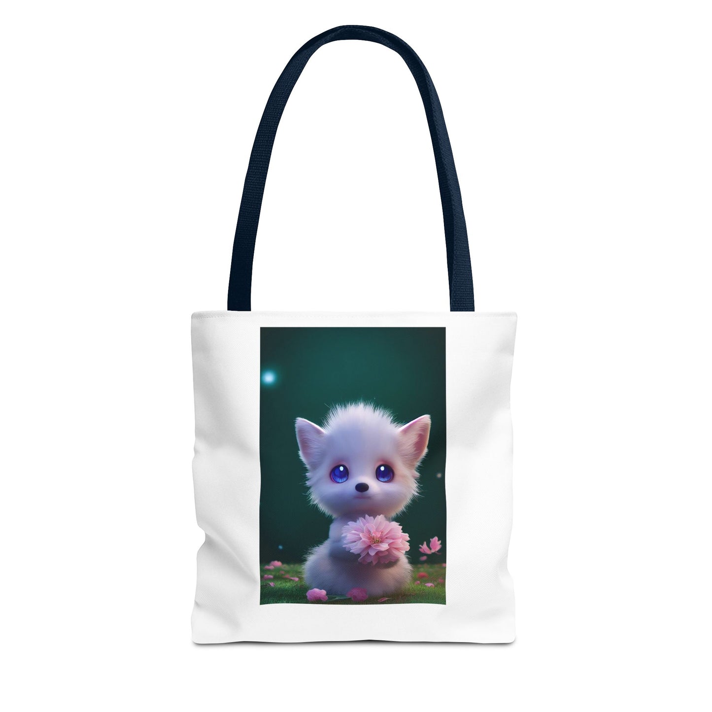 Cute Puppy Tote Bag with Floral Design - Perfect for Pet Lovers