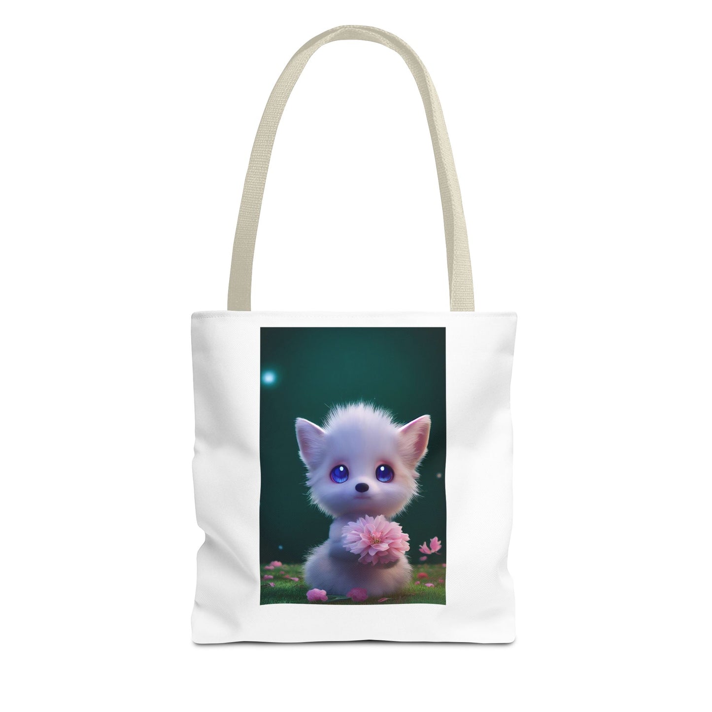 Cute Puppy Tote Bag with Floral Design - Perfect for Pet Lovers