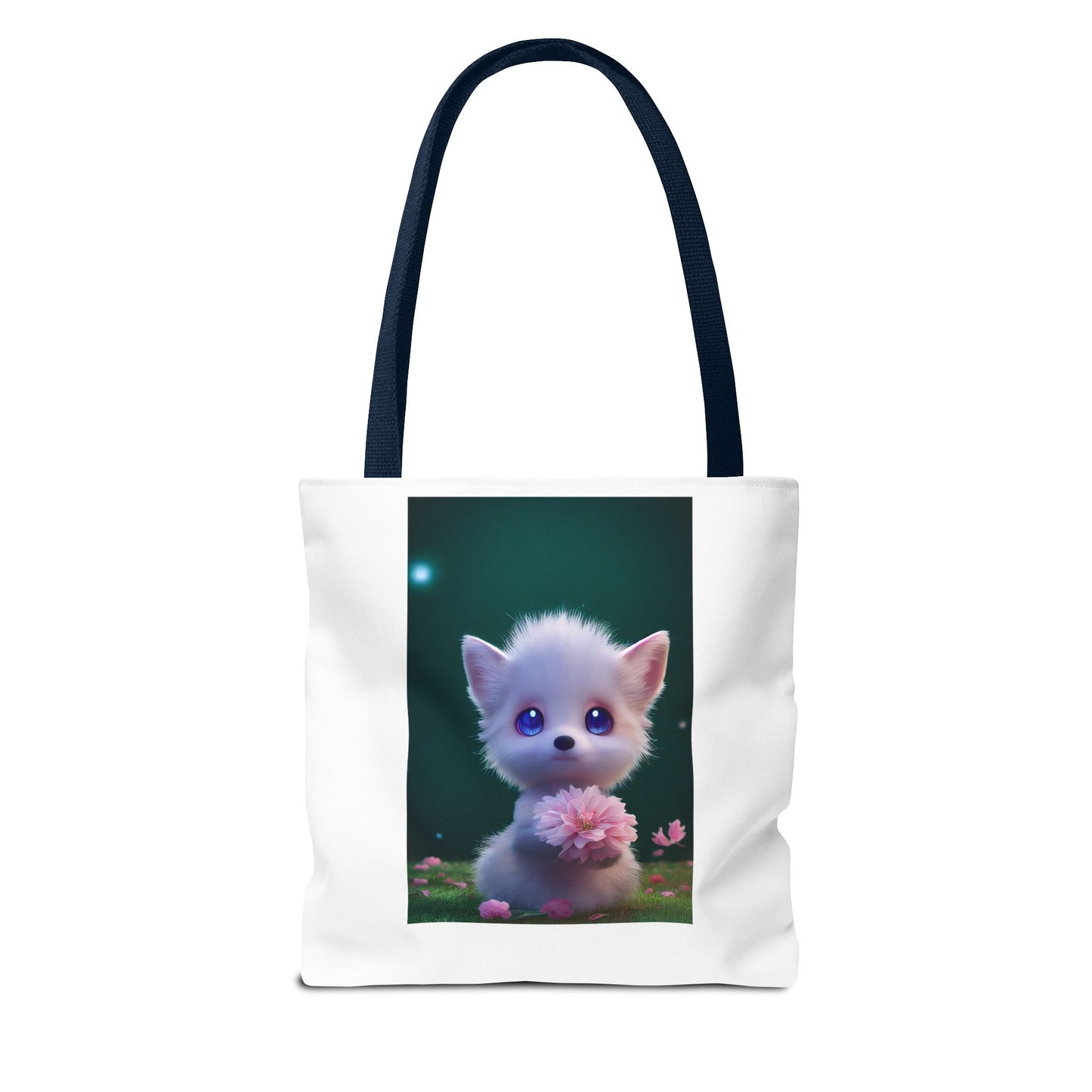 Cute Puppy Tote Bag with Floral Design - Perfect for Pet Lovers