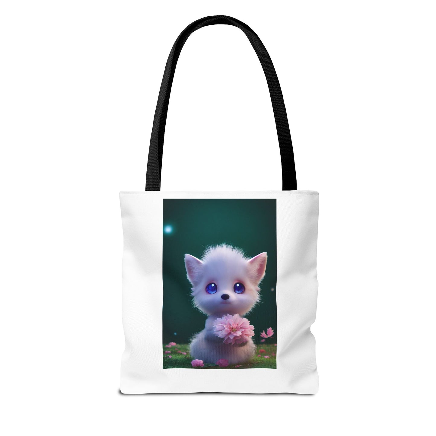 Cute Puppy Tote Bag with Floral Design - Perfect for Pet Lovers