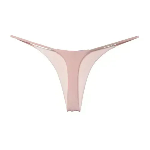 New Deep V Thong Women's Breathable  Line Sexy Hot Low Waist Mini Panties Bikini Bottom Thongs Female Panty Women Underwear